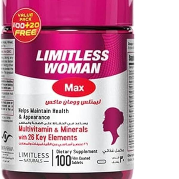 LIMITLESS WOMAN MAX 100 TABS.