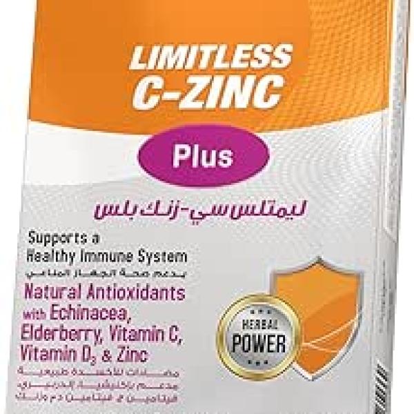 LIMITLESS C-ZINC PLUS 20 F.C. TABS.
