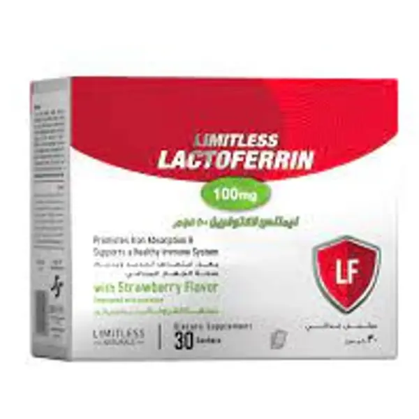 LIMITLESS LACTOFERRIN 100 MG 30 SACHETS