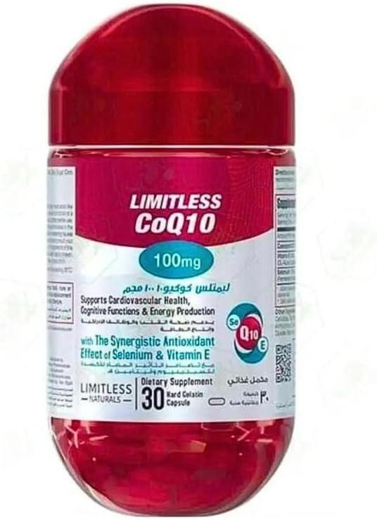 Limitless Co-Q 10 100mg 30 tablets
