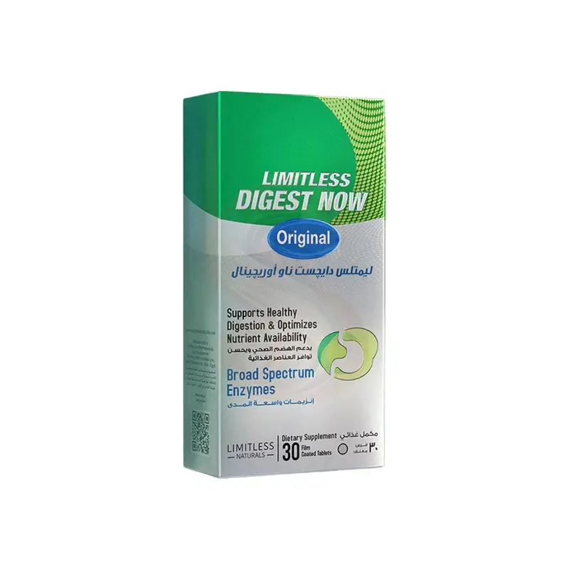 LIMITLESS DIGEST NOW ORIGINAL 30 F.C. TABS.