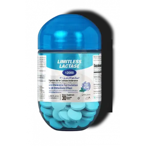 LIMITLESS LACTASE 12000 - 30 CHEW. TABS.