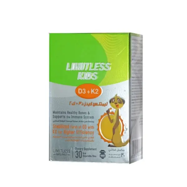 LIMITLESS KIDS D3+K2 30 ODF