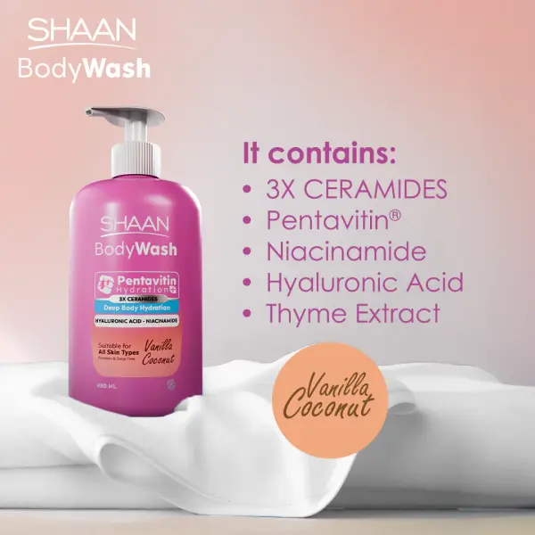 Shaan Vanilla Coconut Body Wash