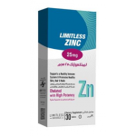 LIMITLESS ZINC 25 MG 30 TABS.